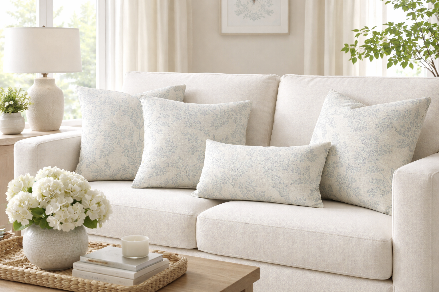 Ferndown Duckegg Cushion