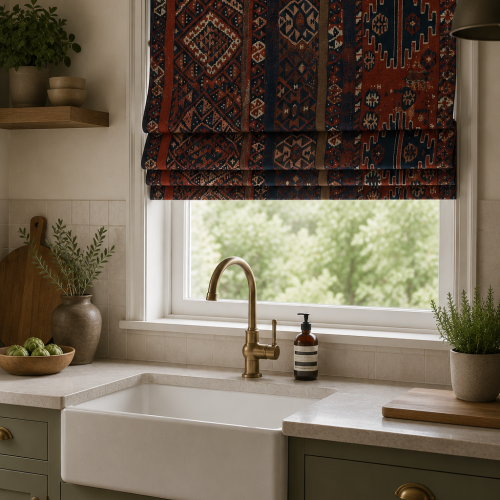 Fez Rust Roman Blind