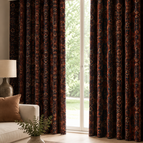 Fez Rust Curtain