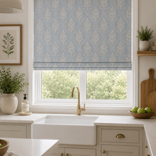 Fig Sky Roman Blind