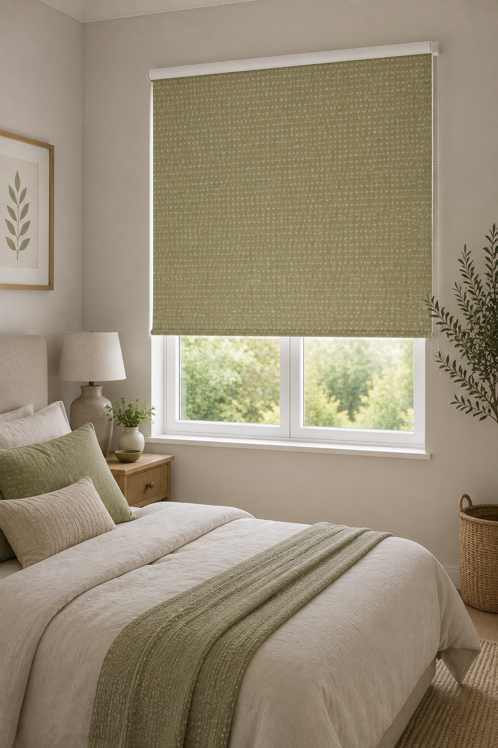 Finch Lichen Roller Blind