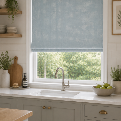 Finch Mist Roman Blind