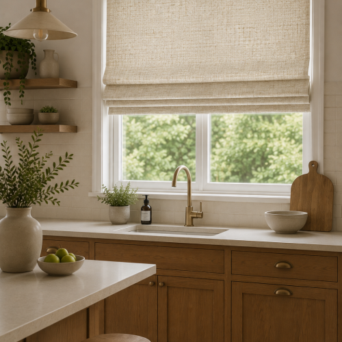 Flint Stone Roman Blind