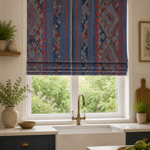 Frida Denim Roman Blind