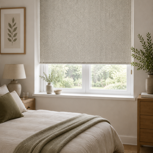 Furrow Cloud Roller Blind