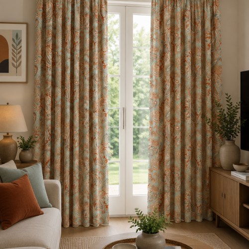 Gazebo Duck Egg Curtain