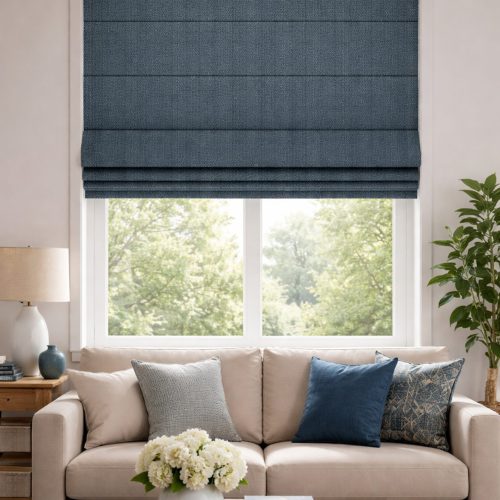 Henley Demin Roman Blind