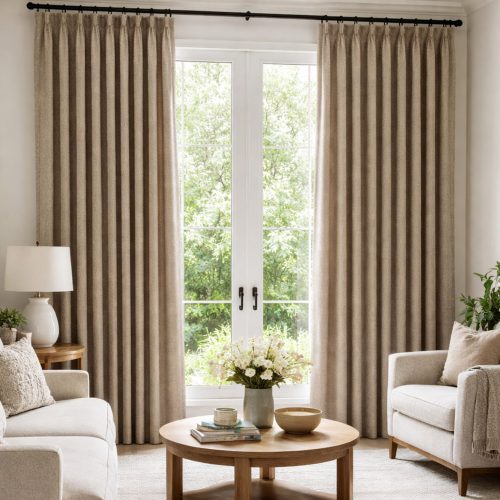 Henley Mocha Curtain