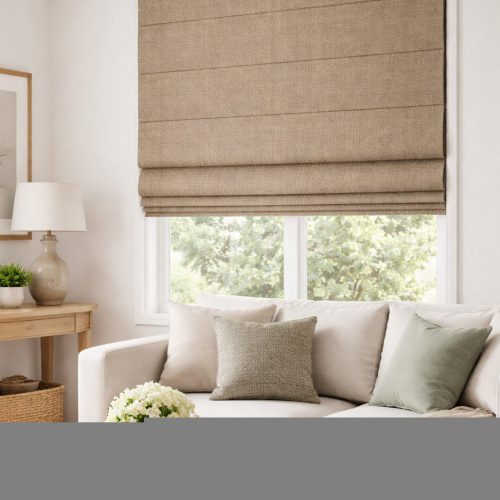 Henley Mocha Roman Blind
