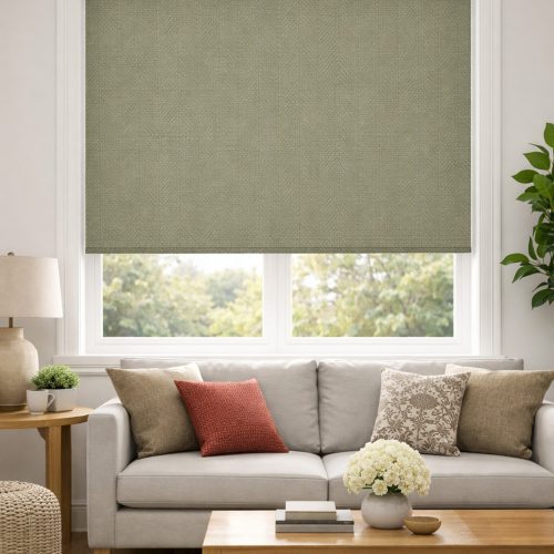Henley Olive Roller Blind