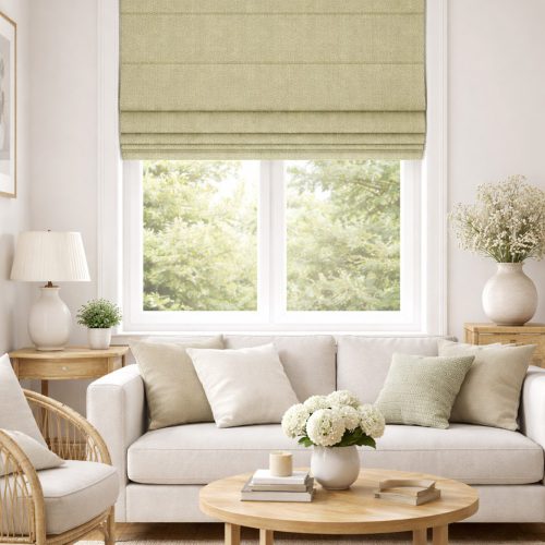 Henley Sage Roman Blind