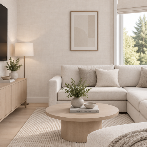 Inez Wallcovering Egret