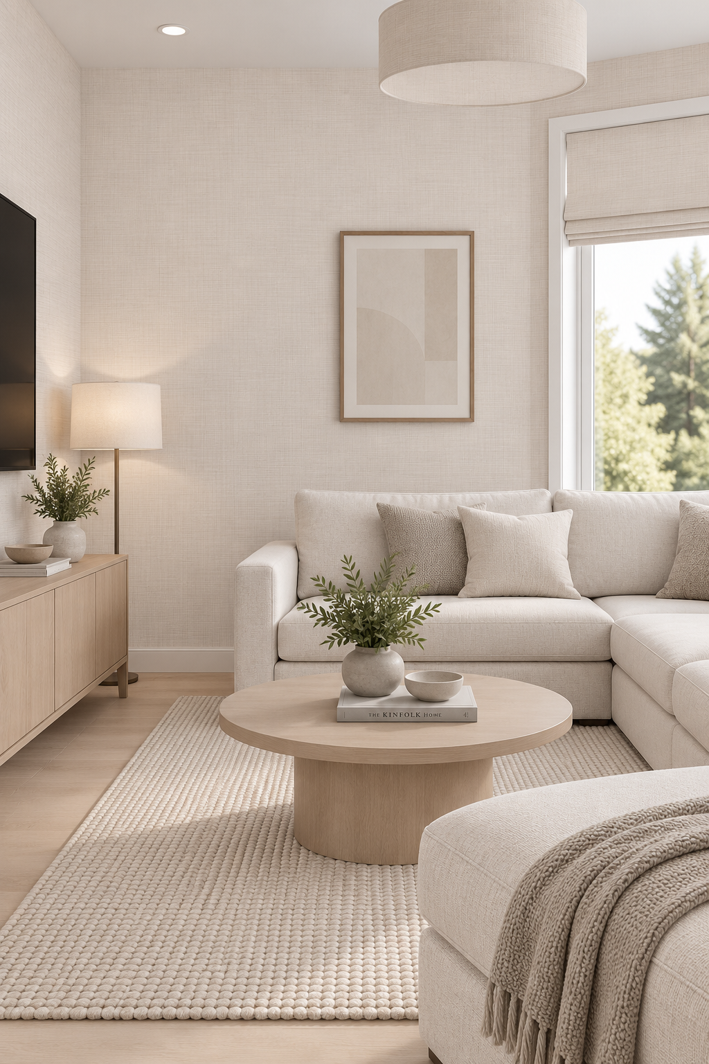 Inez Wallcovering Egret