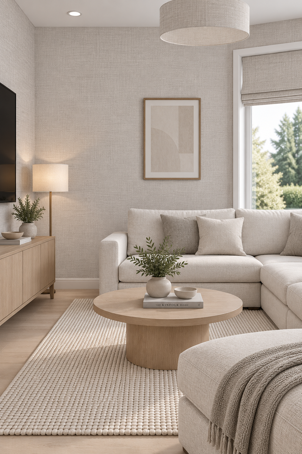 Inez Wallcovering Gull Grey