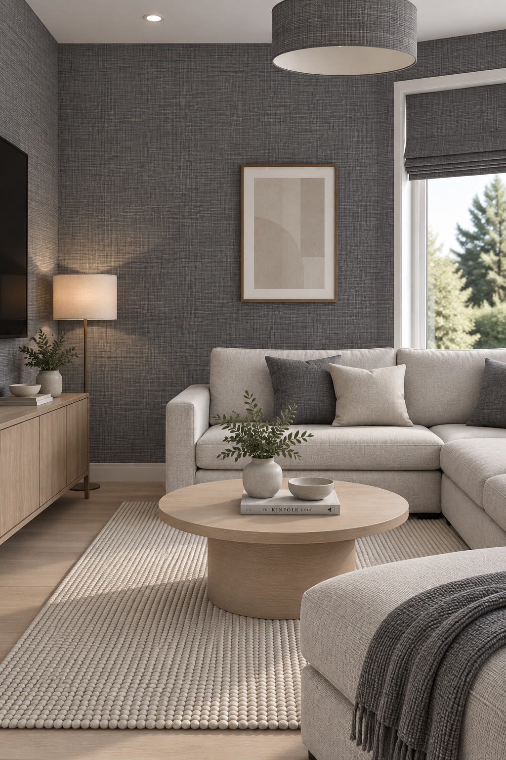 Inez Wallcovering Shadow