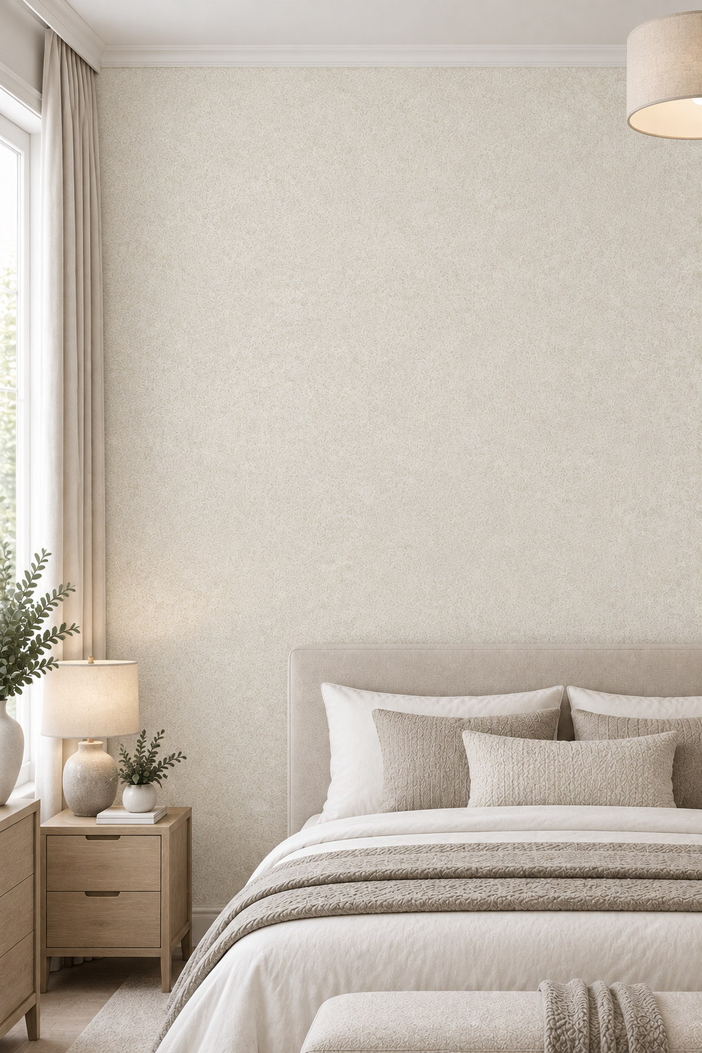 Lyra Wallcovering Crema