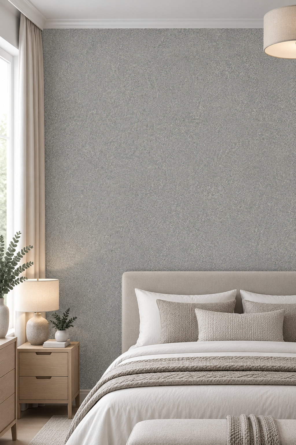 Lyra Wallcovering French Grey