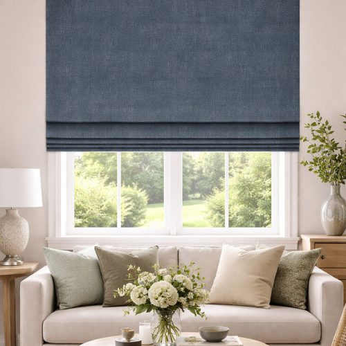 Martello Charcoal Roman Blind
