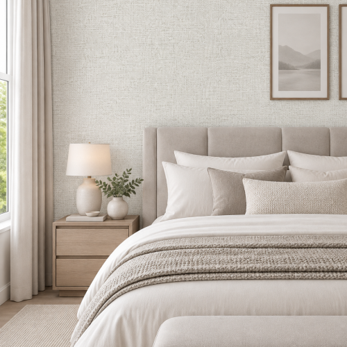 Mendel Wallcovering Egret