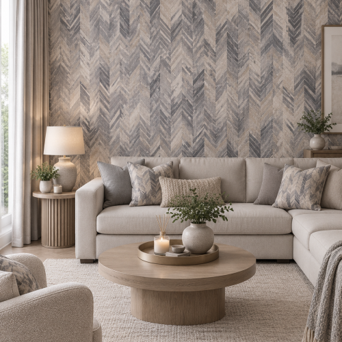 Picota Wallcovering Gunmetal