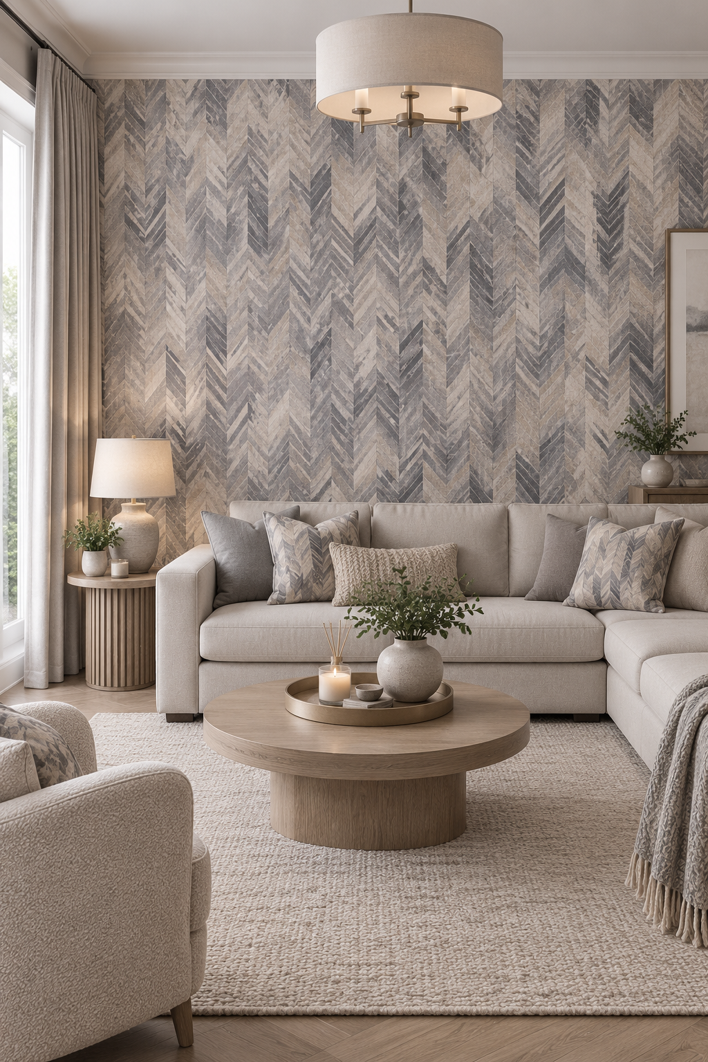 Picota Wallcovering Gunmetal
