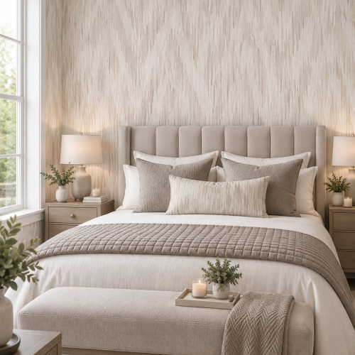 Sakari Wallcovering Silver Birch