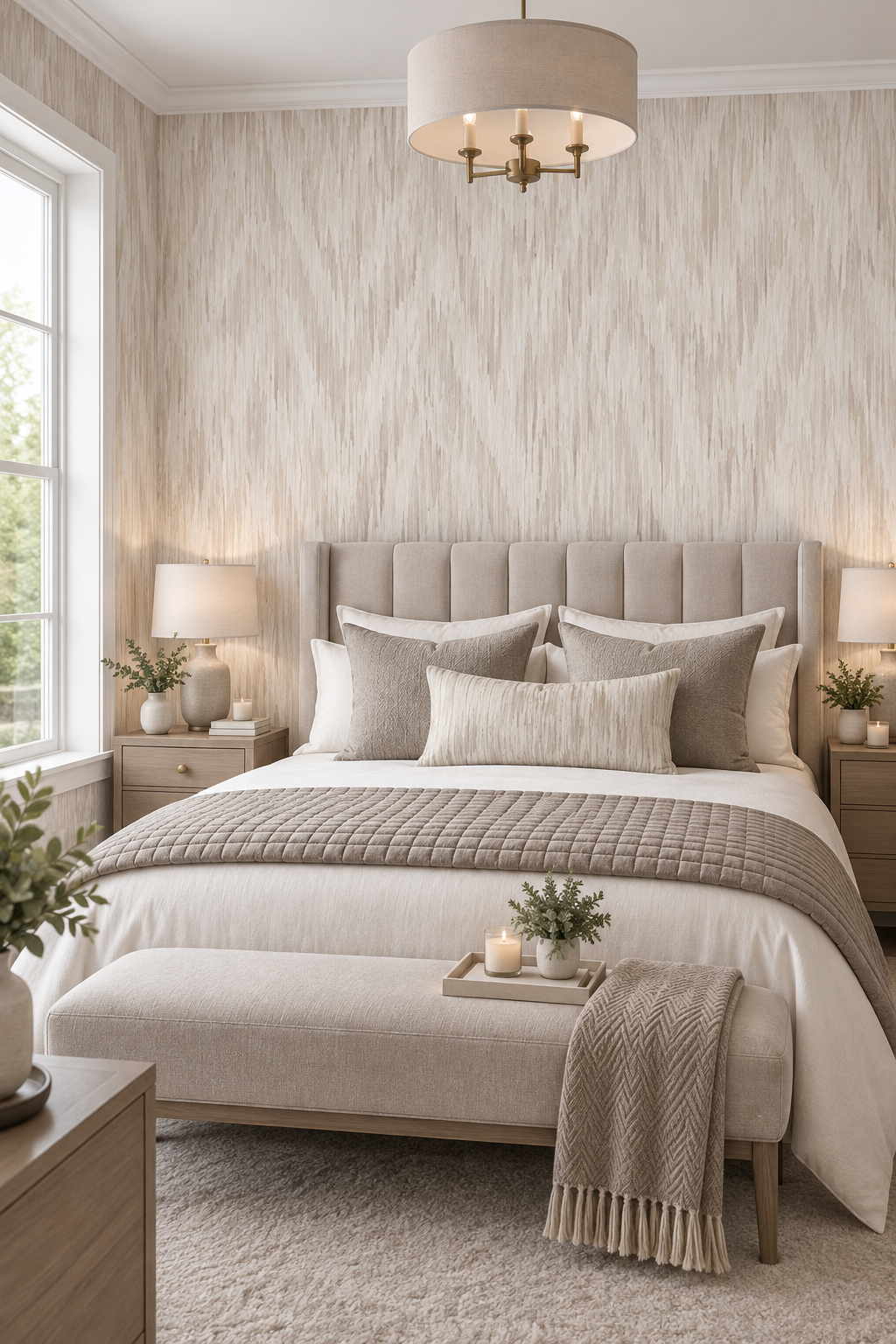 Sakari Wallcovering Silver Birch