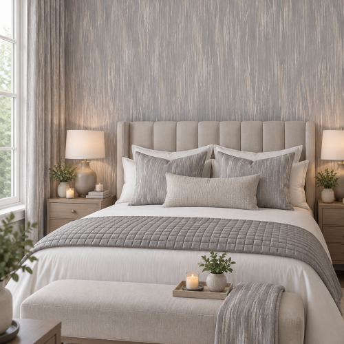 Sakari Wallcovering Smoke