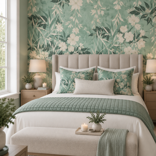 Sayuri Wallcovering Jade