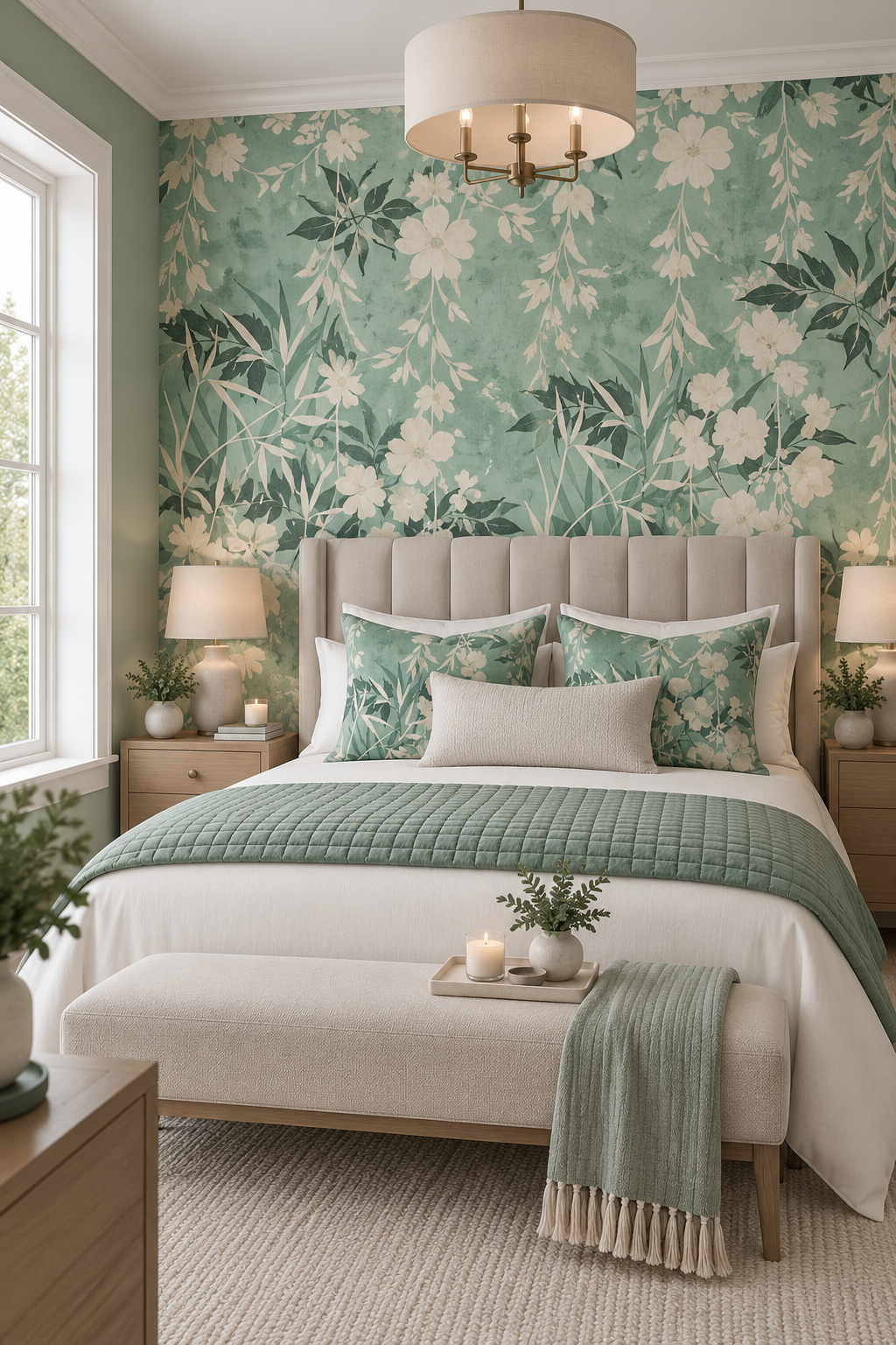 Sayuri Wallcovering Jade