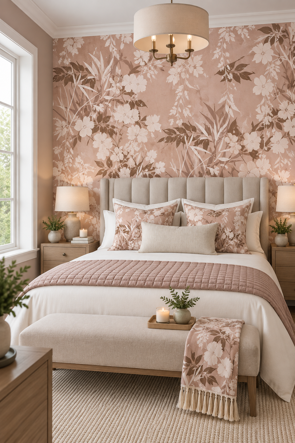 Sayuri Wallcovering Wild Rose