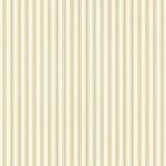 Ticking Stripe Wallcovering Cream