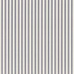 Ticking Stripe Wallcovering Indigo