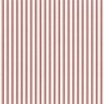 Ticking Stripe Wallcovering Peony