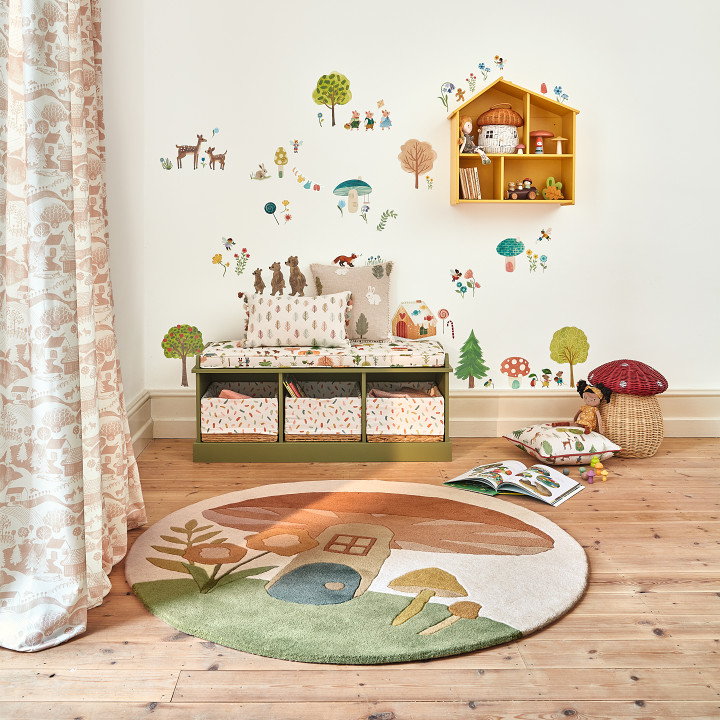 Toadstool Town Rug