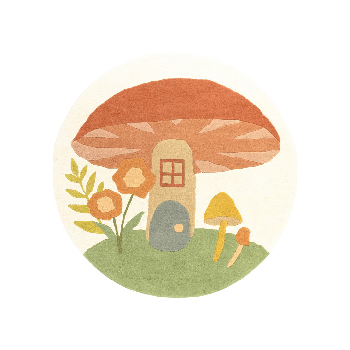 Toadstool Town Rug