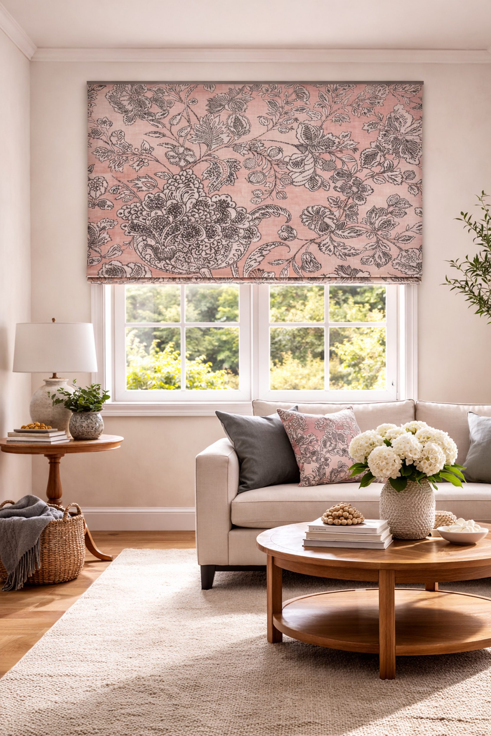 Woodsford Blush Roller Blind