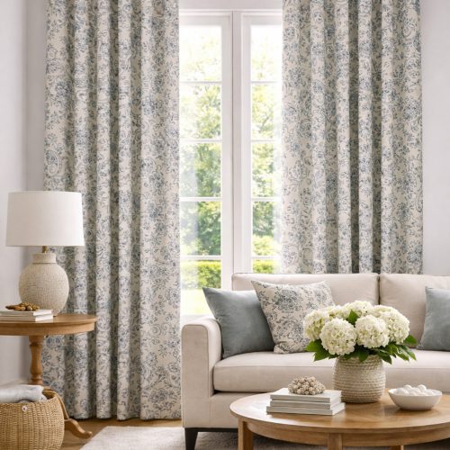 Woodsford Denim Curtain